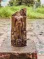 A Jain (likely) or Buddhist icon found near Ghatiyari village