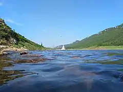 Lake in Rajgir Hills