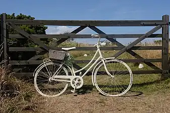 Ghost bike in Howth, Dublin, 2022