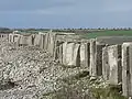 Coastal defense wall