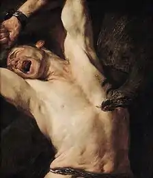 The Torture of Prometheus by Gioacchino Assereto (1620–48)