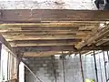 Glas Hirfryn, Llansilin. Ceiling joists.