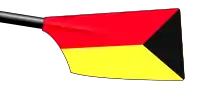 Image showing the rowing club's blade colours