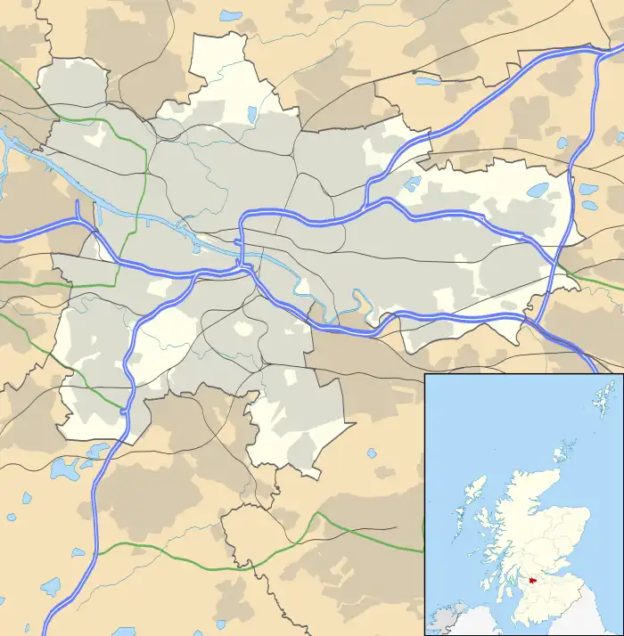 Glasgow Dental Hospital and School is located in Glasgow council area