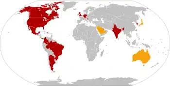 Countries whose citizens are eligible for Global Entry