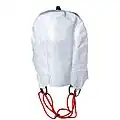 Open (parachute) lift bag.