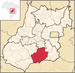 Location in Goias state