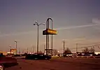 Gold Circle, Morse Rd. Landmark Sign(Now Frankin County Board of Elections)