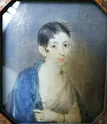 Portrait painting of Varvara Bakunina