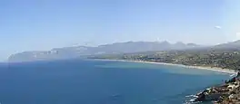 Overview of gulf of Castellammare