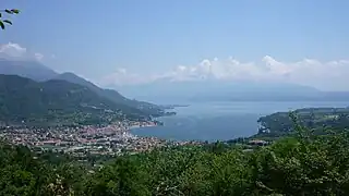 The gulf of Salò at Lake Garda