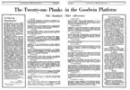 Goodwin Plan Platform July 1918