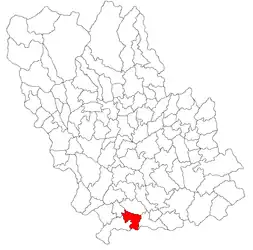 Location in Prahova County