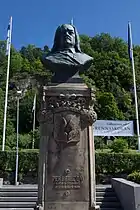 Bust by John Börjeson in Gränna, 1916