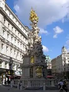 Pestsäule, Graben, Vienna, 1687