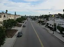 Looking south into Grant Hill from Market and 28th Streets