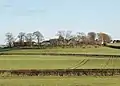 Grassmillside Farm and the view to the south-east.