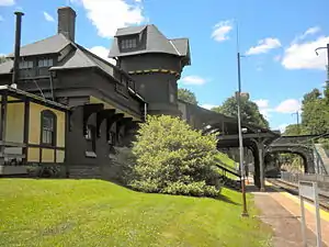 Graver's Lane Station, Philadelphia & Reading Railroad, Philadelphia (1882).