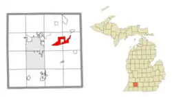 Former location within Kalamazoo County