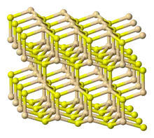 3D model of the structure of greenockite