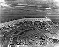 27 July 1944 aerial view of tornado damage at GAAF