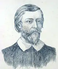 A drawing of Gregório de Matos