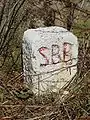 Boundary stone for the Schneeberg Railway