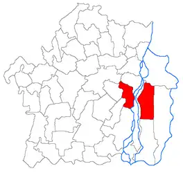 Location in Brăila County