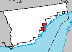 Location within Le Golfe-du-Saint-Laurent RCM.