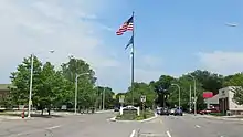 Entrance along Jefferson Avenue