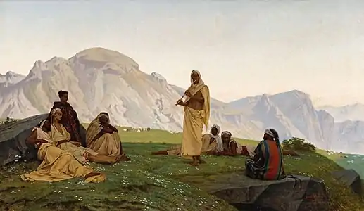 A Bedouin Musician, 1859, private collection