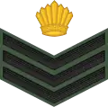 Staff sergeant(Guyana Army)