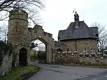 Gatehouse at Gyrn Castle