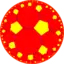 Truncated order-5 hexagonal tiling