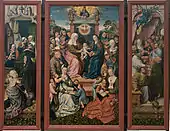 St. Anne altarpiece from the Carmelite church in Frankfurt, c.1500 by the Master of Frankfurt