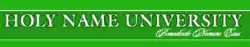 The logo of the Holy Name University