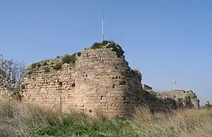 The fortress of Kafr Lam as seen from the southeast