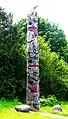 Haida totem pole. Museum of Anthropology, Vancouver, BC