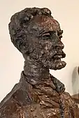 A plaster figure of Selassie by Jacob Epstein in 1936, The New Art Gallery Walsall, England