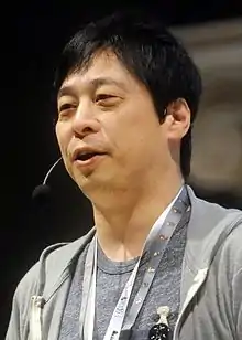 Image of the face of Final Fantasy XV director Hajime Tabata worked as producer in Monster of the Deep.