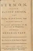 Sermon published 1748