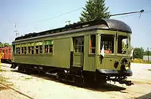 Montreal & Southern Counties 107 (built by Ottawa Car Company)