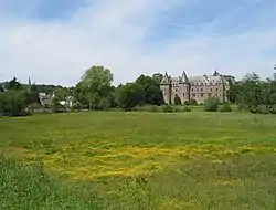 The château from across the fields