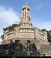 Bismarck Memorial, Hamburg, front view