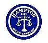 Official seal of Hampton, South Carolina