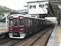 Hankyu 1000 series on a Limited Express service