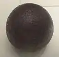 Six pound cannon ball