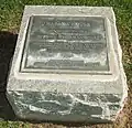 National Historic Landmark plaque in front of the Harada House.