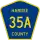 County Road 35A marker