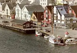 Haugesund from the Risøy bridge